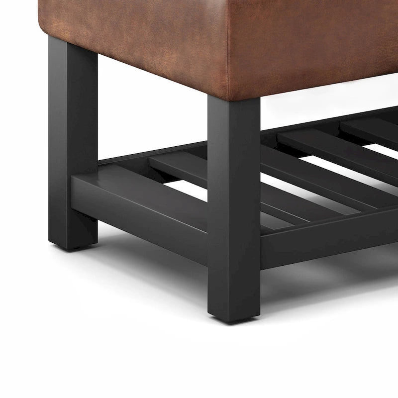 44 inch Wide Transitional Rectangle Ottoman Bench