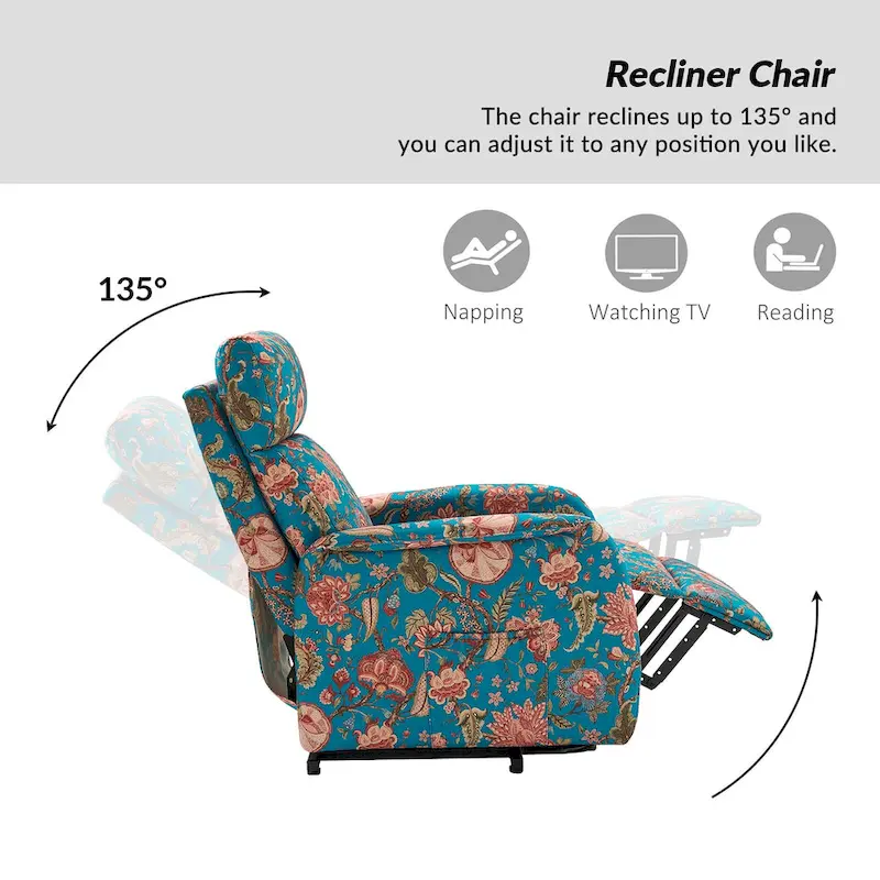 Elisa Power Remote Lift Assist Recliner with Metal Base