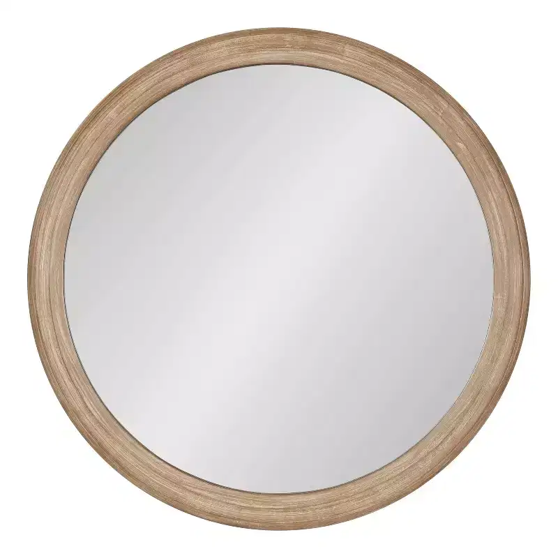 28 Mansell Round Wall Mirror - Kate & Laurel All Things Decor