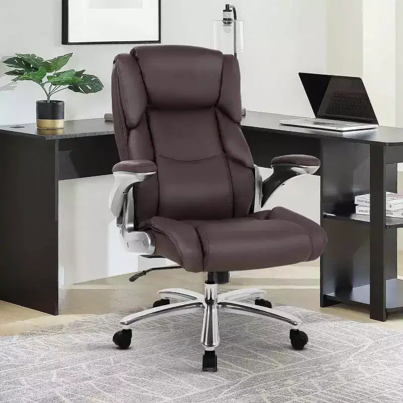 FDW Big and Tall Office Chair 400lbs Adjustable Ergonomic Executive Seating for Heavy People