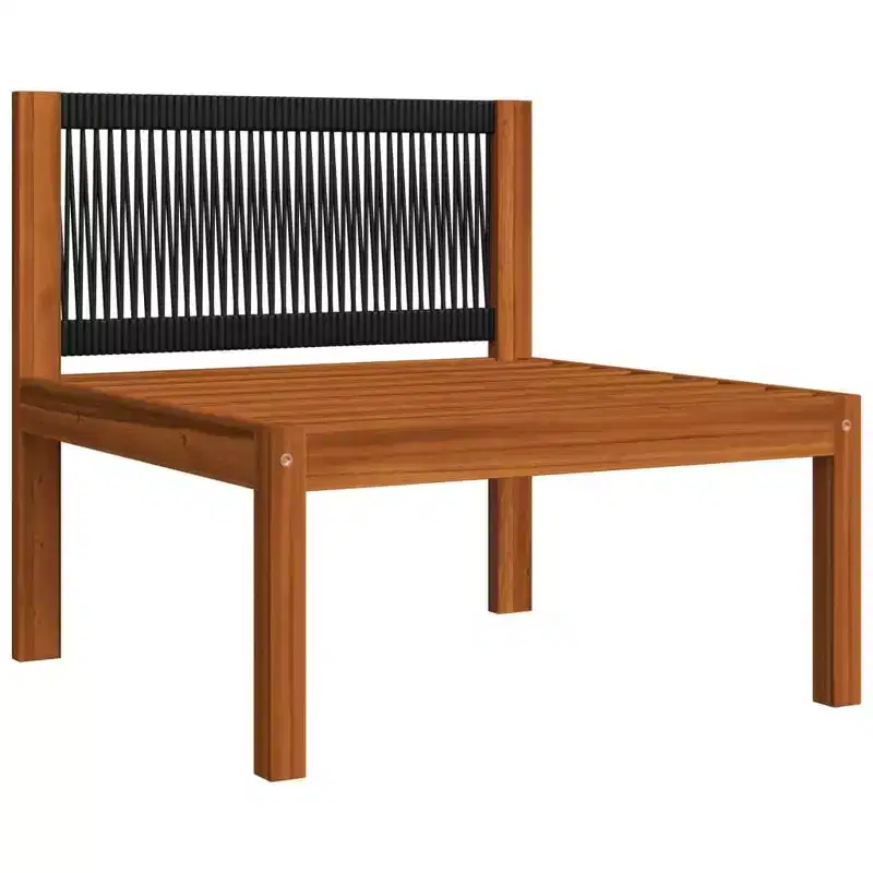 vidaXL Garden Lounge Set Cream, Natural Wood Solid Acacia wood Standard