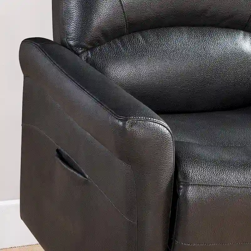 Colby Dark Charcoal Grey Reclining Power Lift Chair