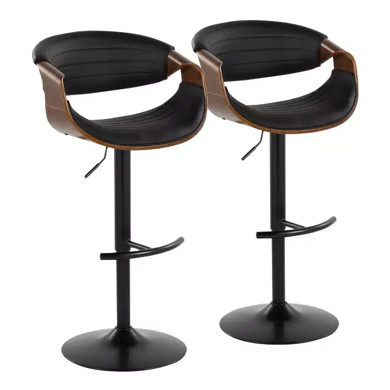 Set of 2 Symphony Adjustable Barstools - LumiSource