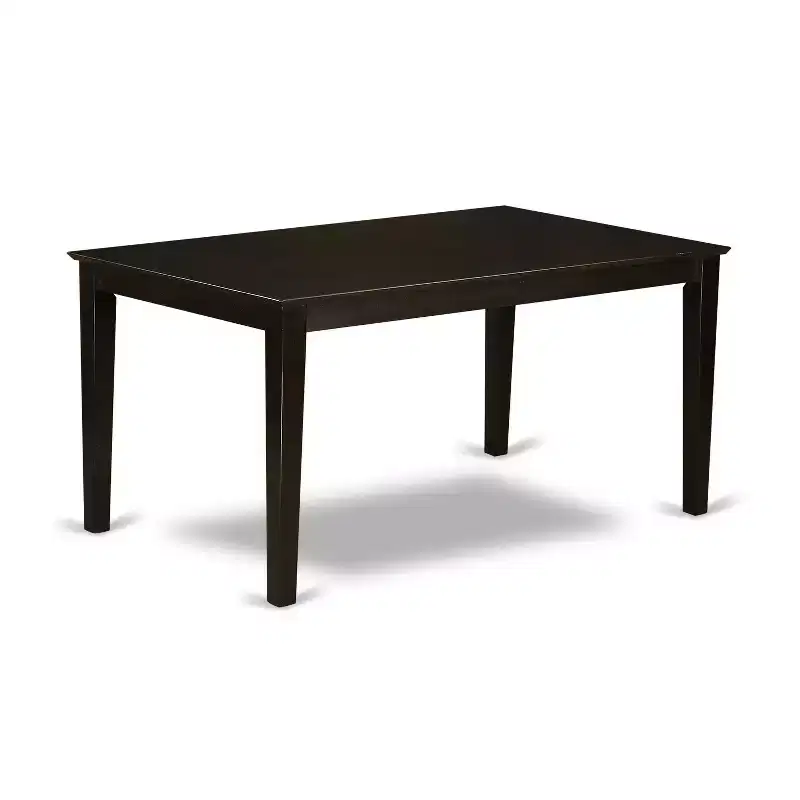 HomeStock Rectangle Kitchen Table And Chairs Dining Set Cappuccino
