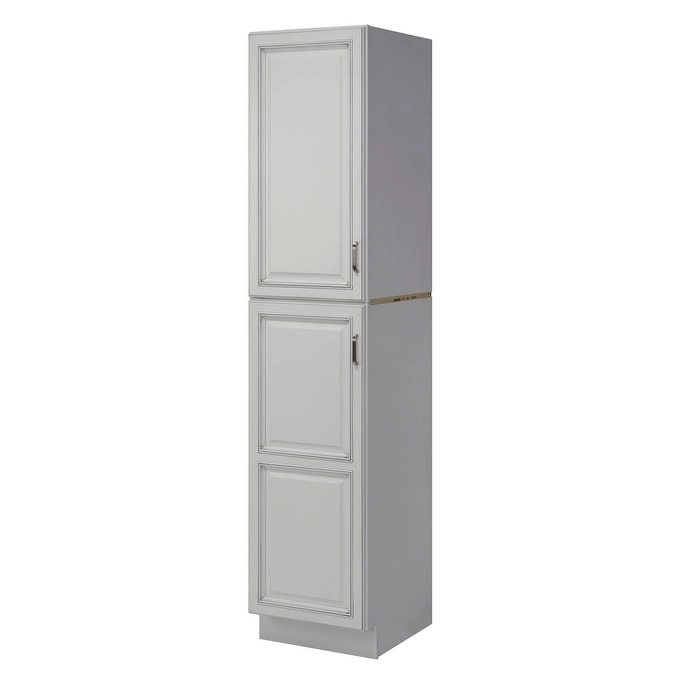 Sunny Wood Riley 36 Wood Floor Standing Bathroom Linen Tower Top