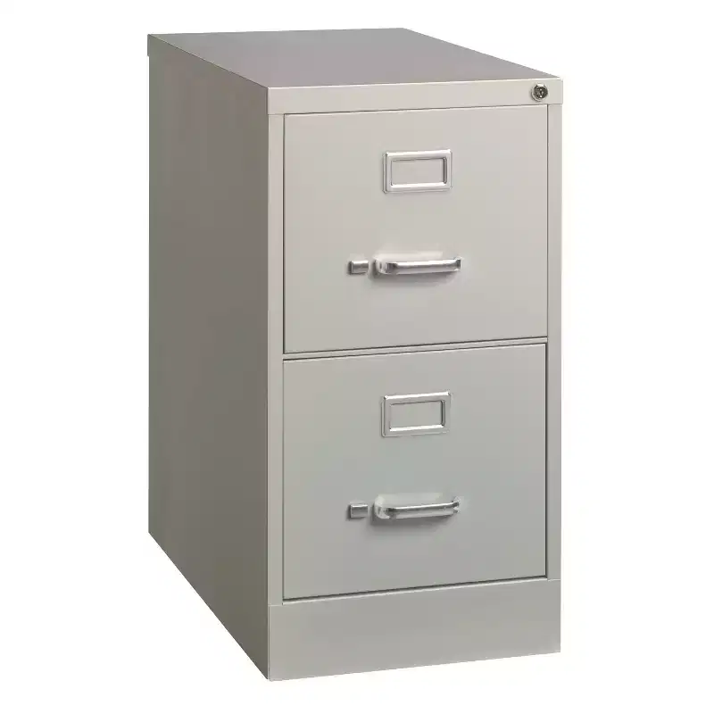 Alera Two-Drawer Economy Vertical File, 2 Letter-Size File Drawers, Light Gray, 15 x 25 x 28.38