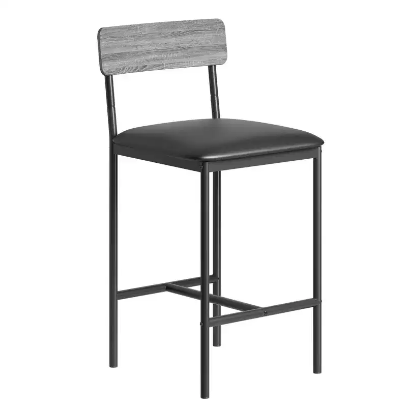 Kitchen Table Set Dining Table and Chairs for 2 with Storage Shelf and Upholstered Chairs, Bar Dining Table Set for Small Spaces Apartment