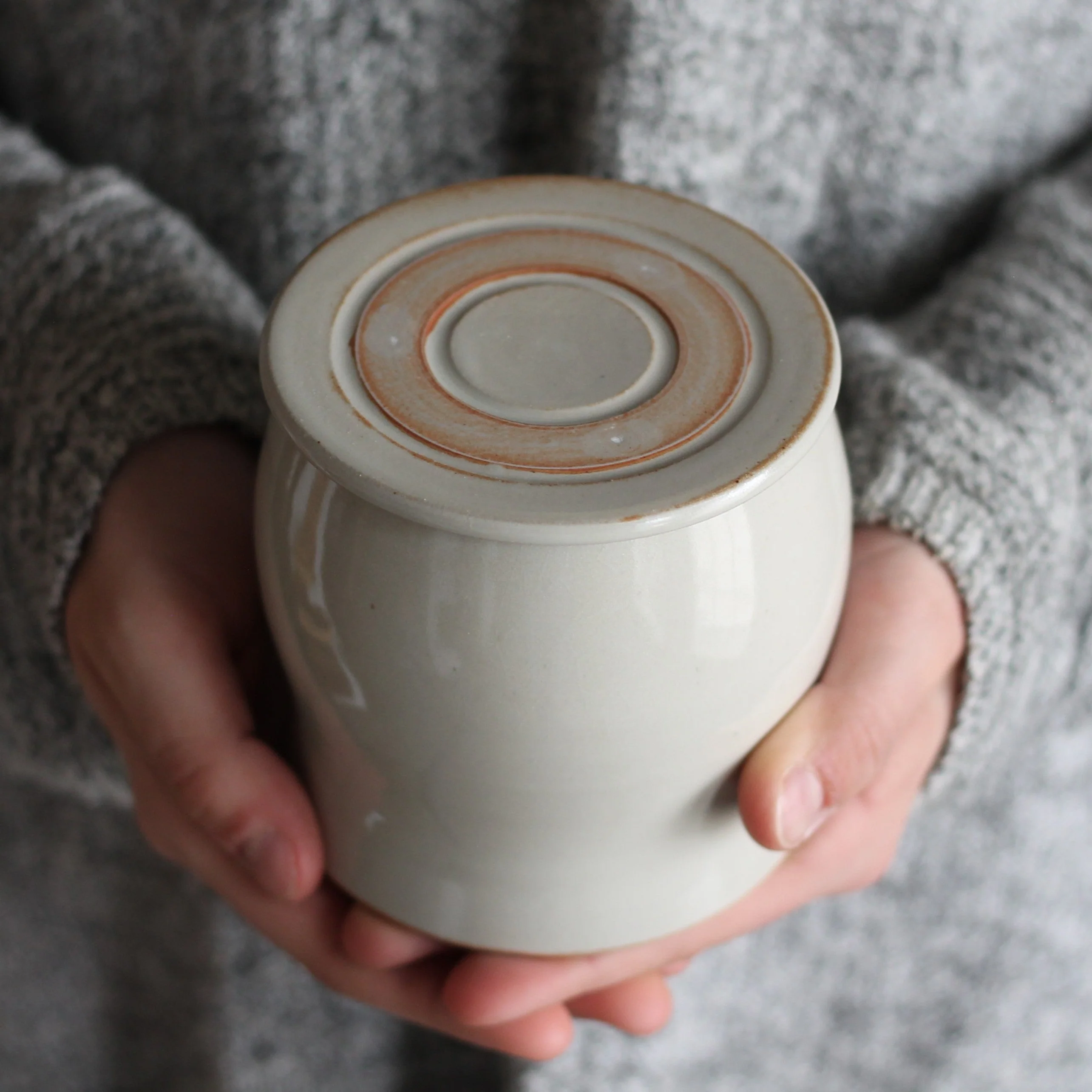 Handmade French Butter Crock