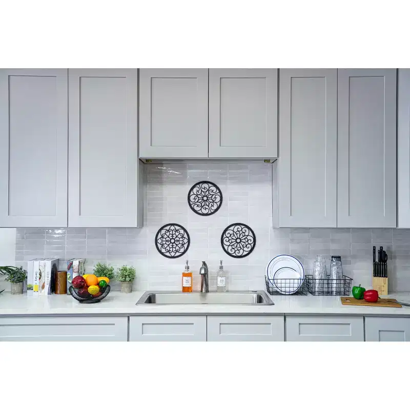 12 W x 42 H x 9 D Shaker Base Kitchen Cabinet, Solid Wood Frame, Water-Based Low-VOC Paint, RTA, Dove Gray