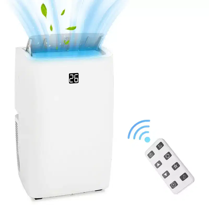 12,000 BTU 3-in-1 Portable Air Conditioner  Cooling, Dehumidification & Fan Modes for Rooms Up to 550 Sq.Ft, with 24H Timer & Remote Control