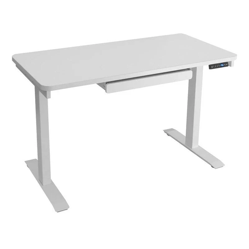 White / Graphite / Walnut / Black Electric Standing Desk, Single Person, 48