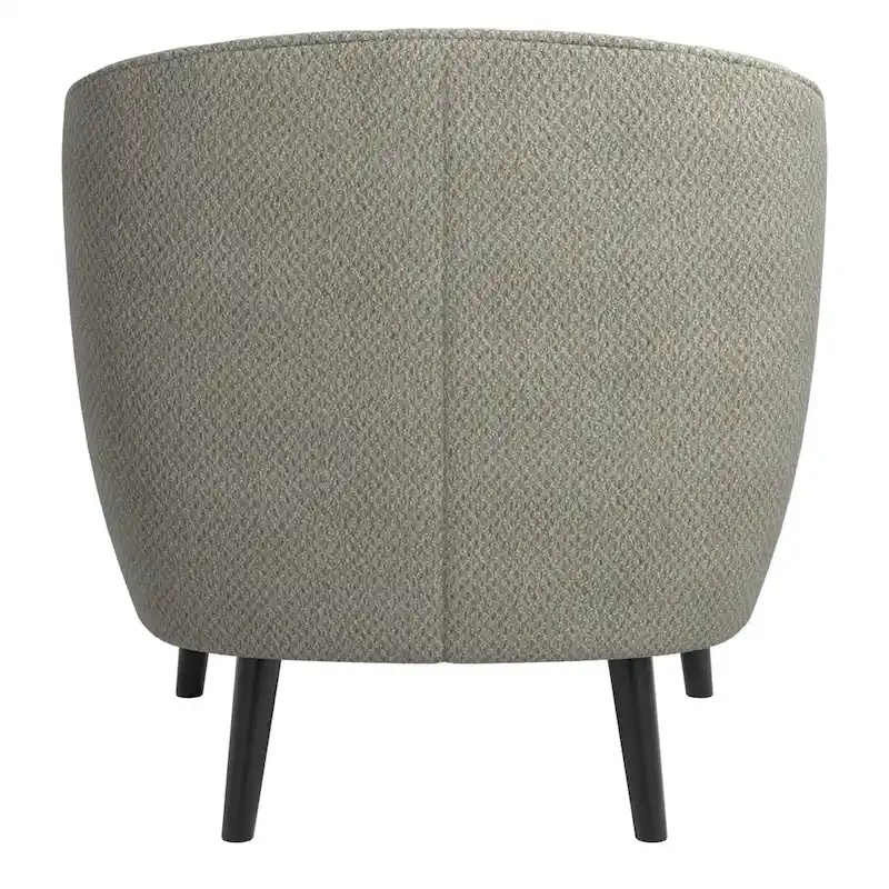 Neath Mid-Century Channel-Tufted Accent Chair with Removable Cushion Cover by iNSPIRE Q Classic