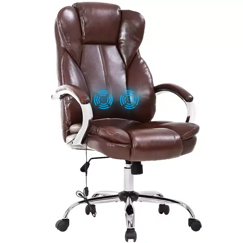 BestMassage Office Chair Executive Chair with PU Leather High Back Desk Chair