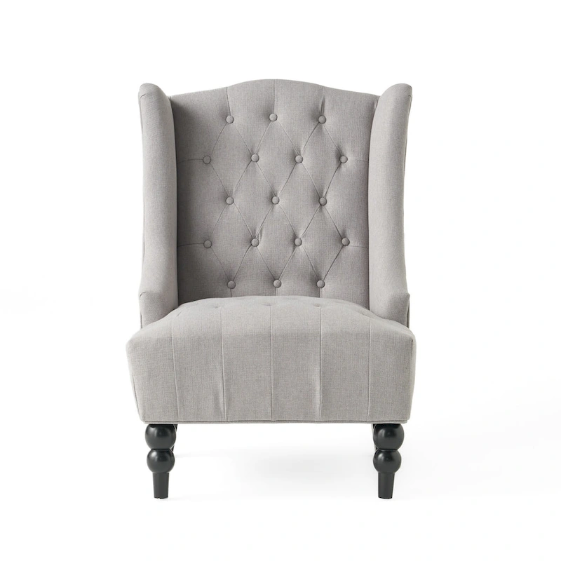 Christopher Knight Home Toddman Tufted High-Back Club Chair - 27.25 L x 33.75 W x 38.50 H