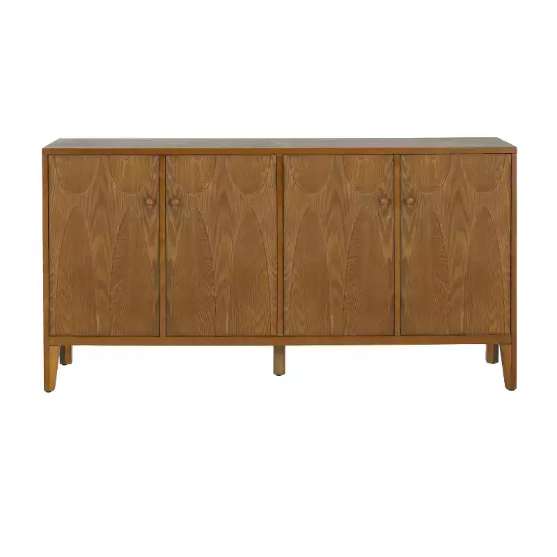 Christopher Knight Home Vaughan Modern Sideboard Buffet Cabinet with Four Adjustable Shelves and Doors