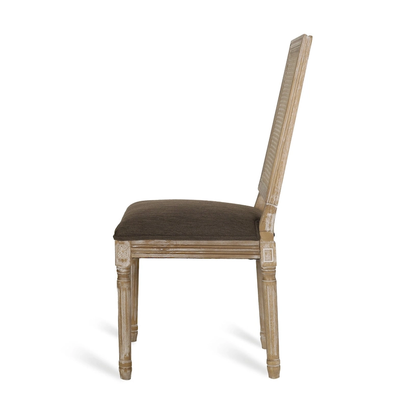 Remuda Wood and Cane Upholstered 5 Piece Circular Dining Set by Christopher Knight Home