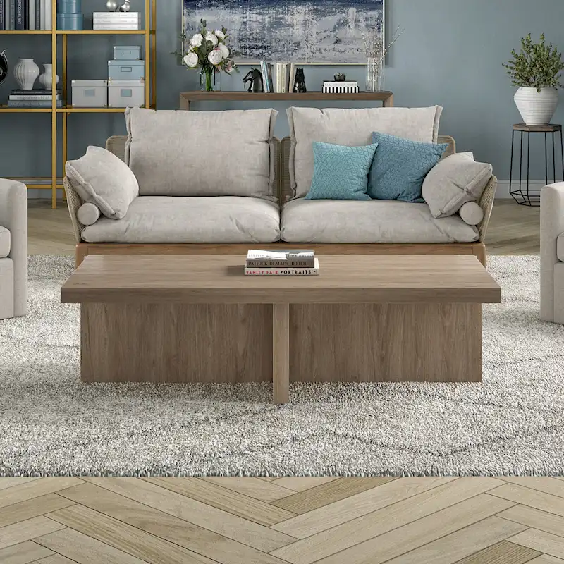 Elna 54 Wide Rectangular Coffee Table - 54 Wide