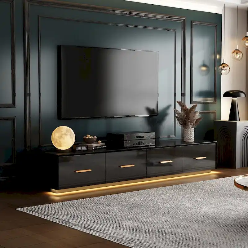 Your Space Our Sleek Floating Entertainment Unit Style Meets Function - 70.9