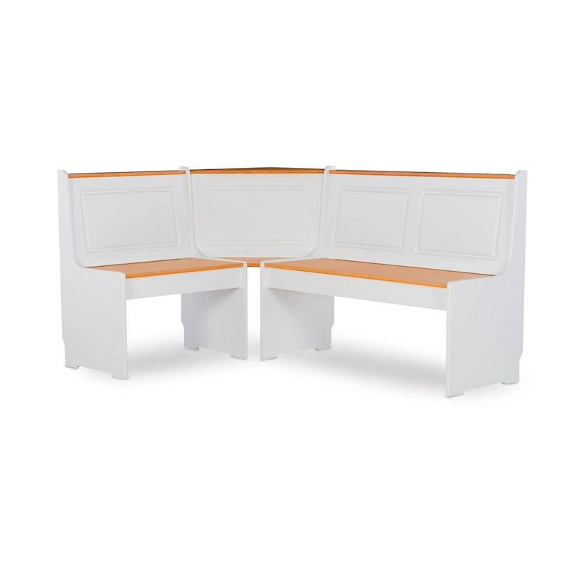 Middlecreek Wood Farmhouse Breakfast Nook Dining Set