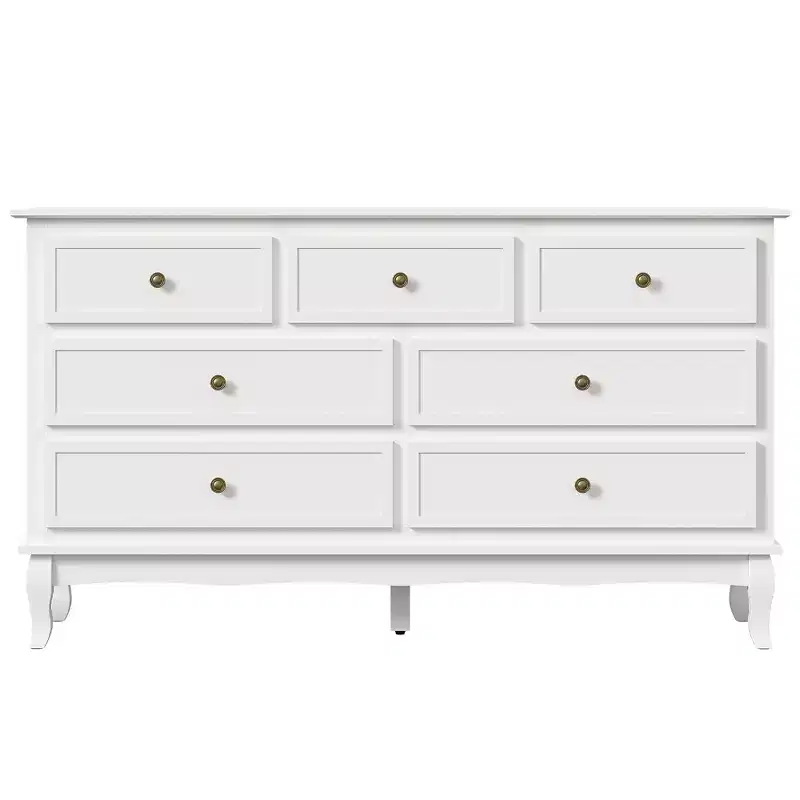 55'' Modern Dresser for Bedroom With 7 Spacious Drawers