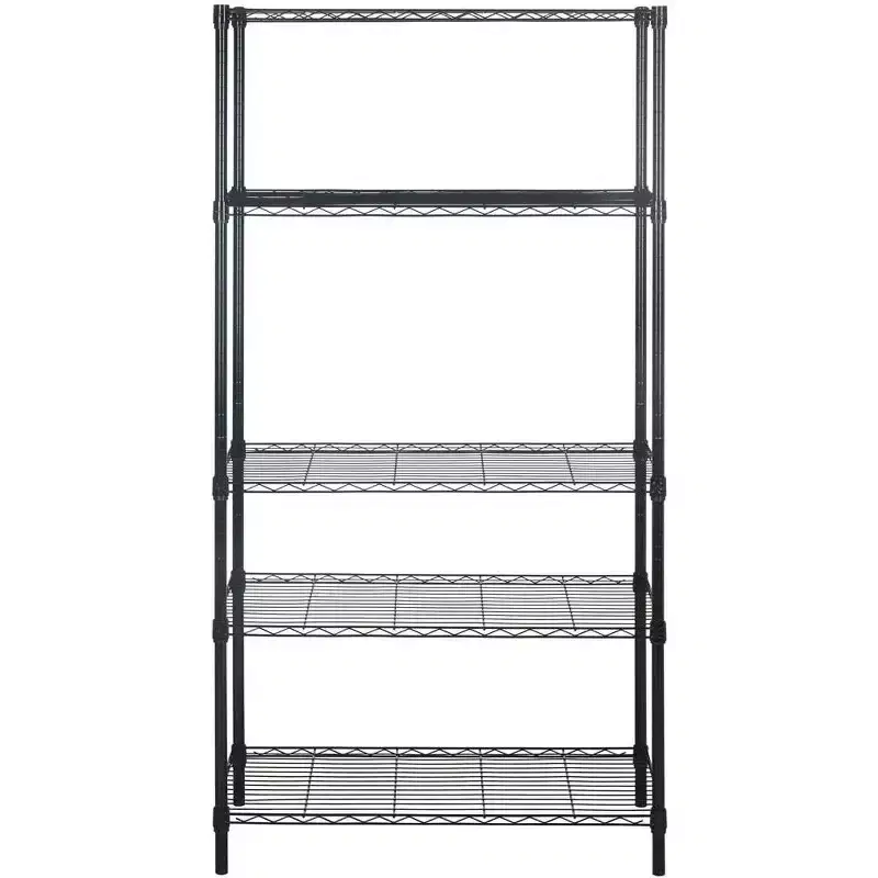 Alpha 5 Tier Shelf - HAC2003 - Black - Safavieh