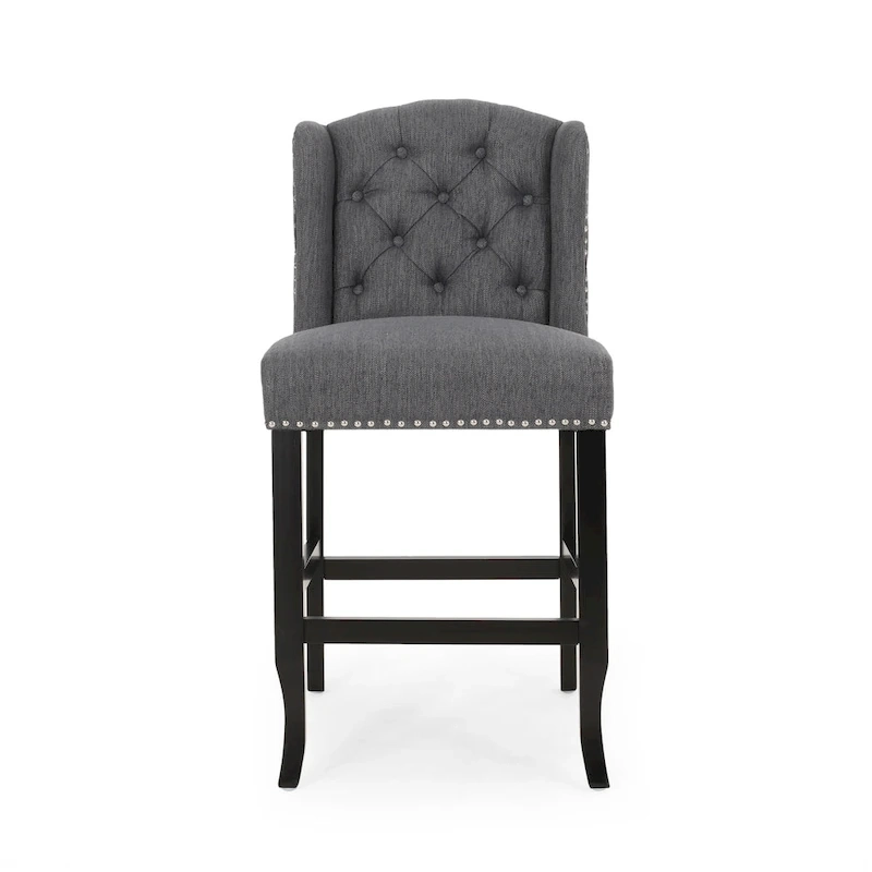 Foxcroft Wingback Counter Stool (Set of 2) by Christopher Knight Home