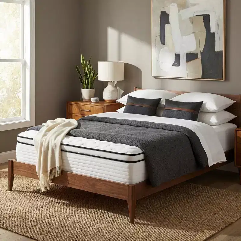 Atlas Mattress 12 Full Innerspring Mattress, Breathable Cover, Medium Firmness