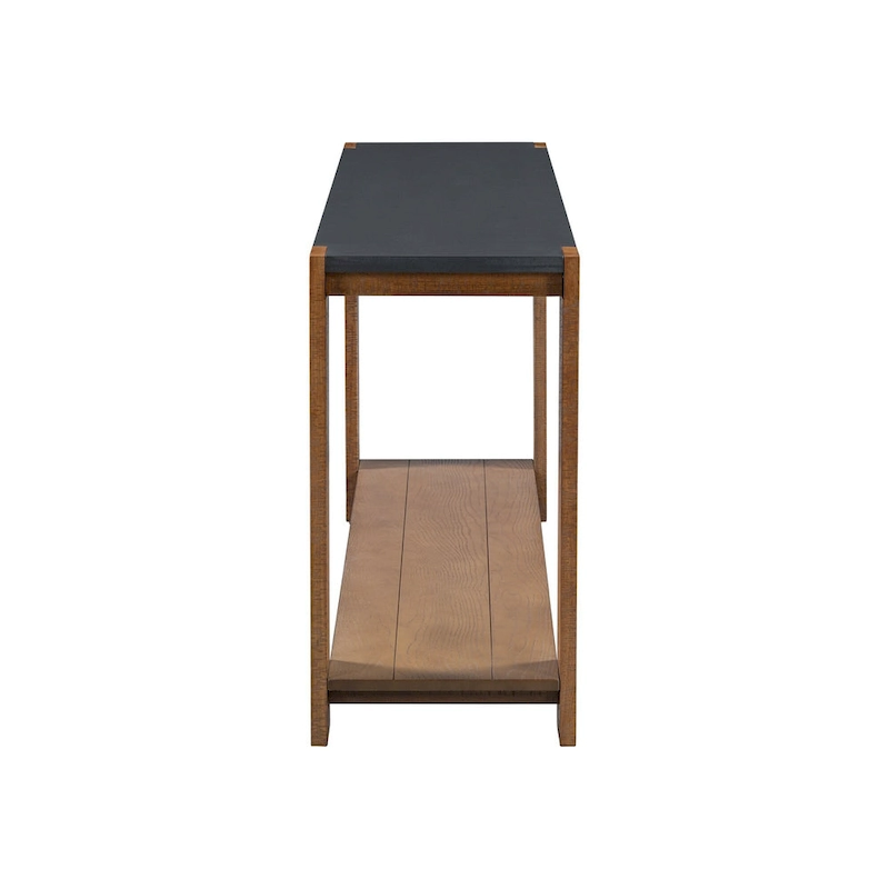 Narrow Long Entryway Console Table Side Table with Bottom Shelf