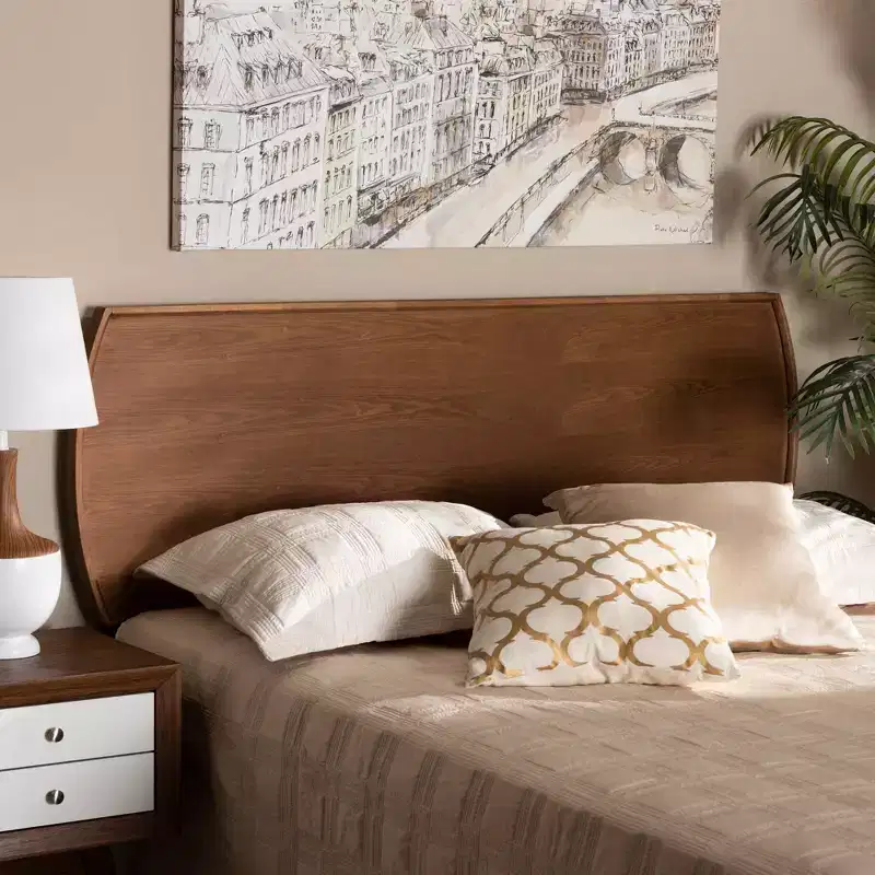 Laurie Wood Headboard Walnut