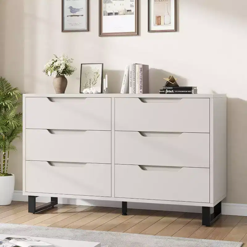 6-Drawer Dresser - Versatile Storage for Any Room