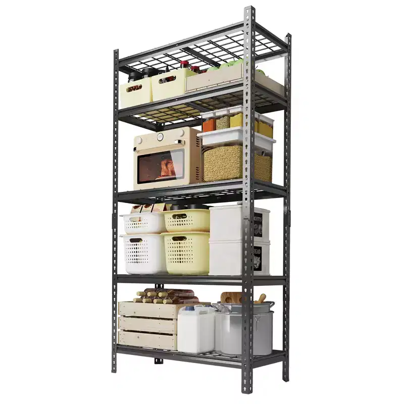 5 Tier Adjustable Metal Shelving Unit Boltless for Garage Basement Pantry
