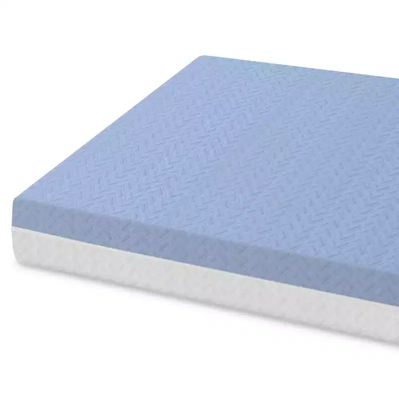 Delta Children 4 Breathable Mini Baby Crib Mattress with Cloud Core - Greenguard Gold Certified: Firm Feel, Hybrid Design, Non-Quilted Cover
