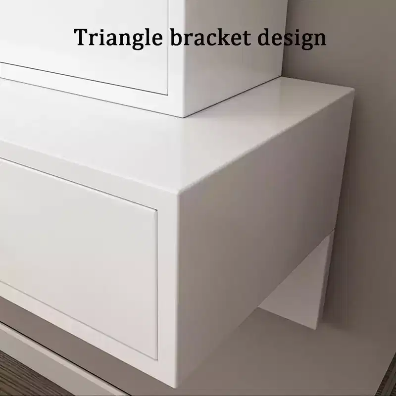 47 Floating Shelf with Drawer, Wall-Mounted Multi-Purpose Desk & Vanity Table for Bedroom, Bathroom