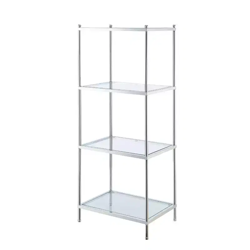 43" Royal Crest 4 Tier Tower Chrome - Breighton Home