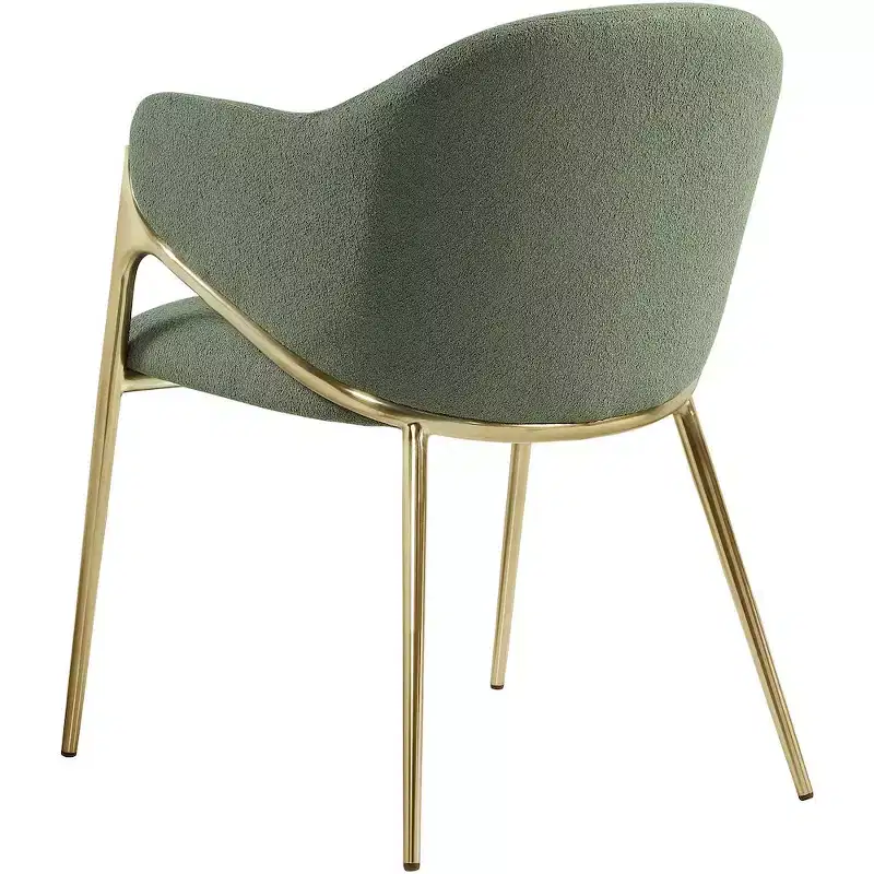 Meridian Furniture,Nial Boucle Fabric Dining Chair, Set of 2