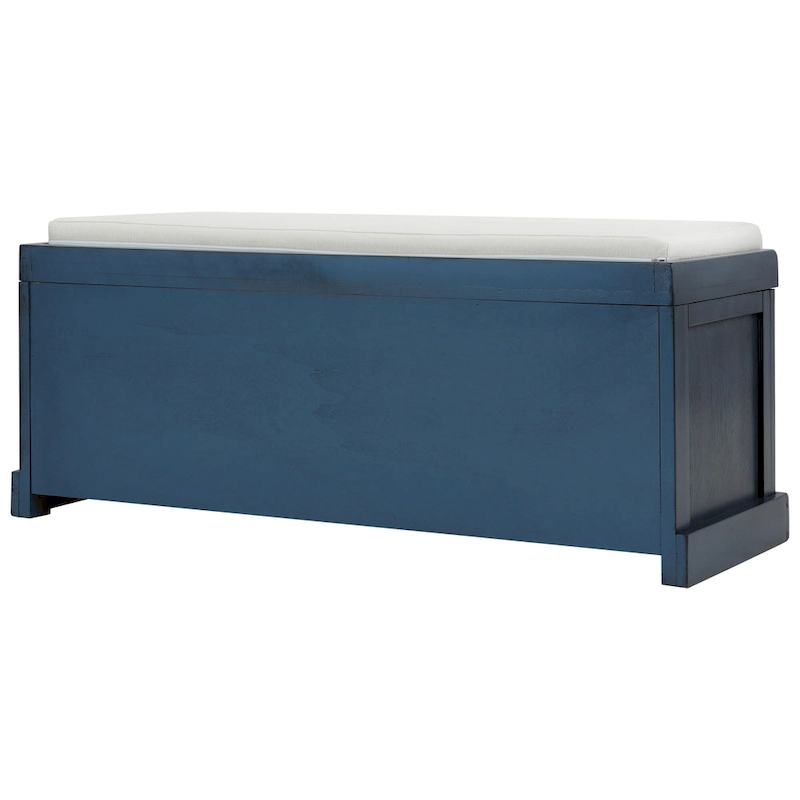 Entryway Bench with 3 Removable Rattan Baskets
