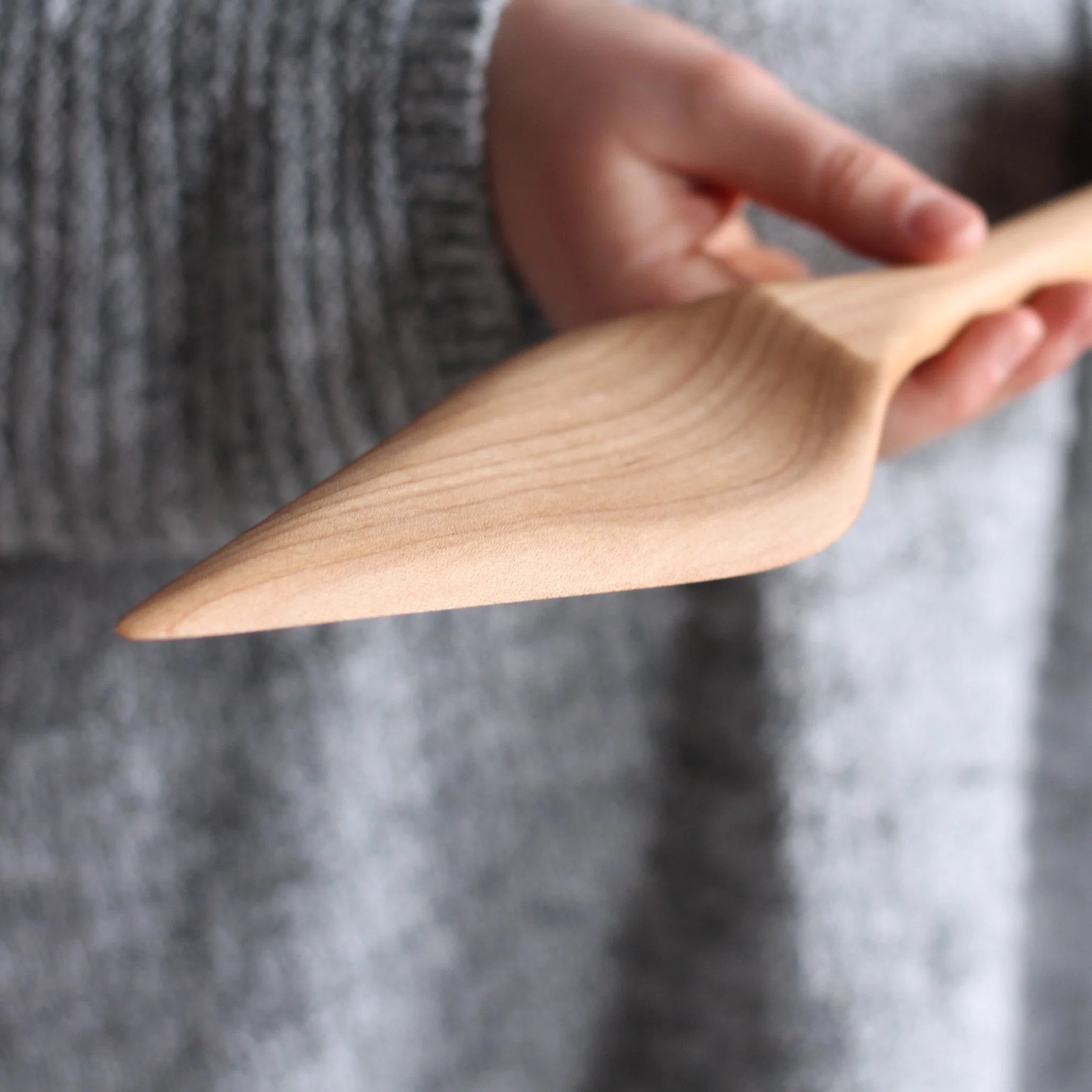 Handmade Wooden Pie Server