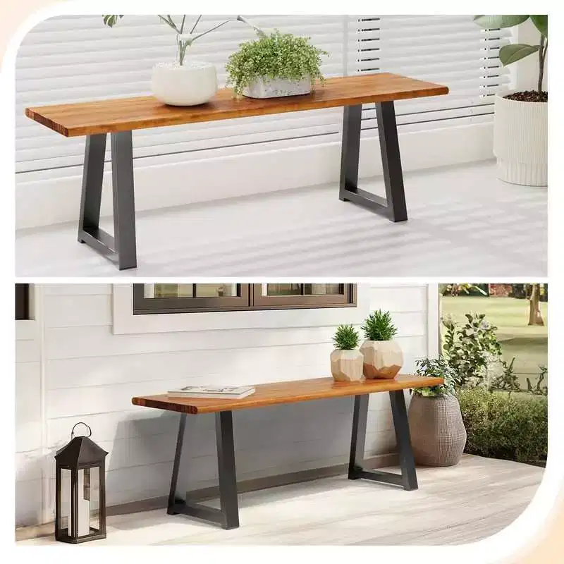 Karl Home | Patio Poplar Wooden Bench
