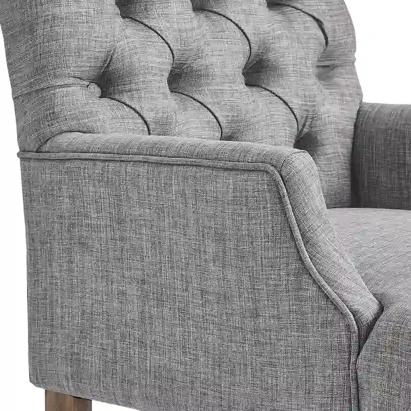 Benchwright Premium Tufted Dining Arm Chair by iNSPIRE Q Artisan