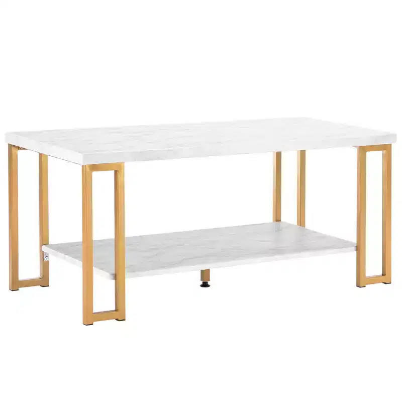 Karl Home Marble Top Coffee Table