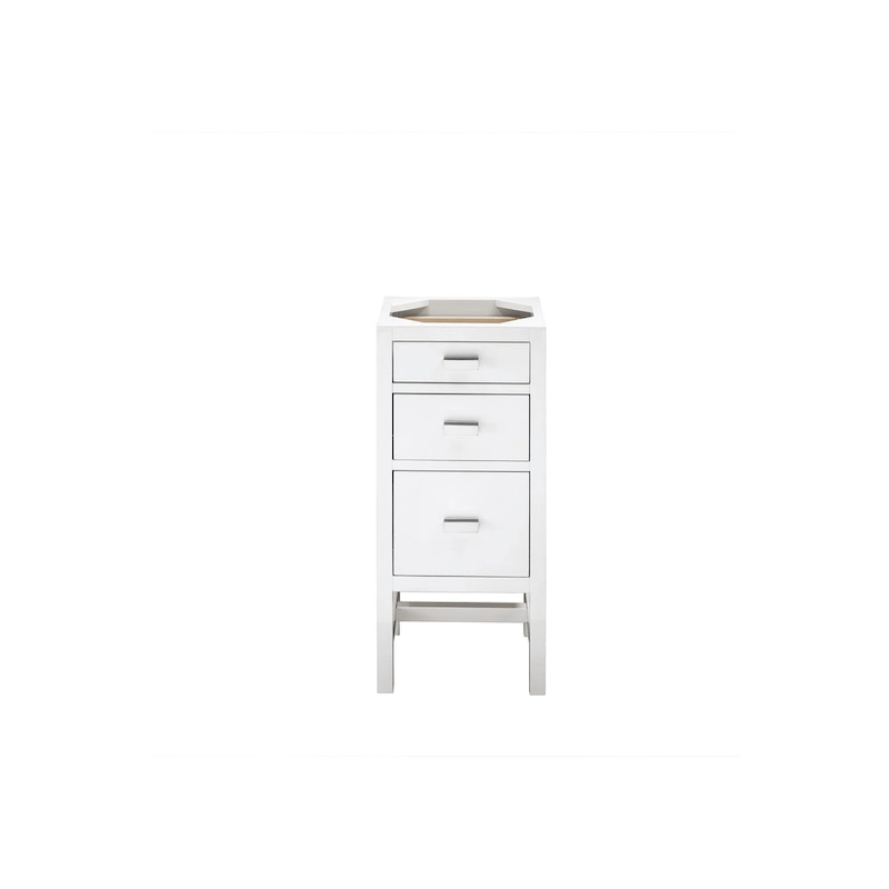 James Martin Vanities Addison 15 Base Cabinet w/ Drawers, Glossy White