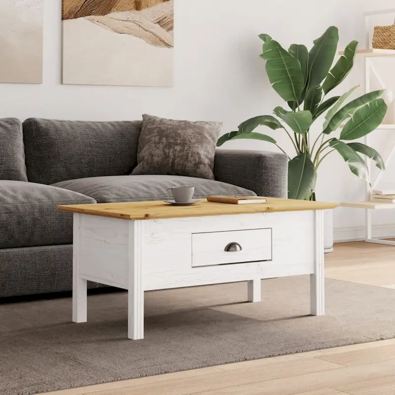 Accent Side Table with Drawer – 39.4 x 21.7 x 18.1 in