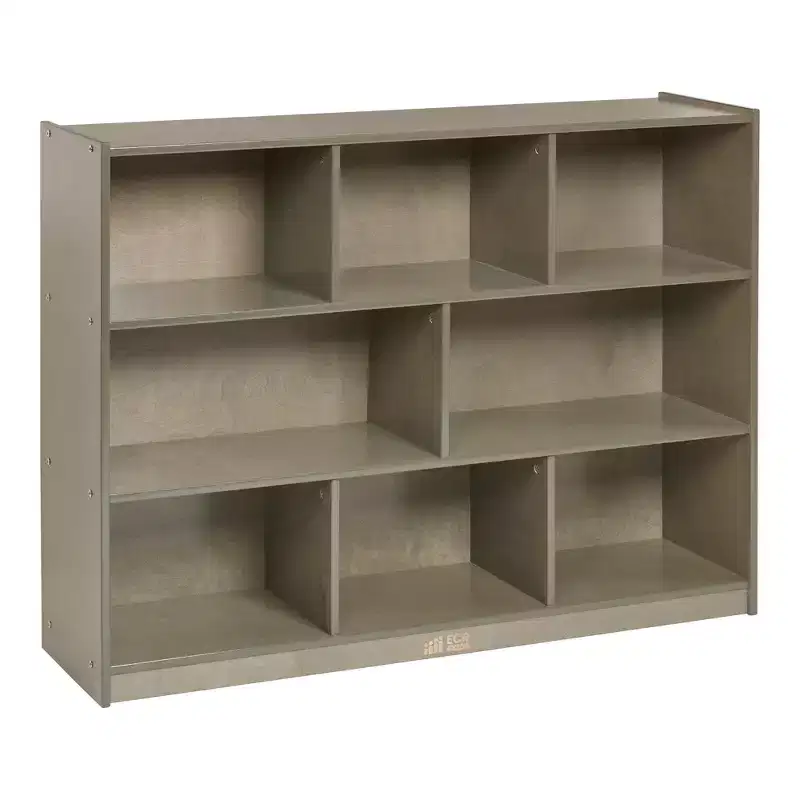 ECR4Kids 8-Compartment Mobile Storage Cabinet, Elementary, Classroom Furniture
