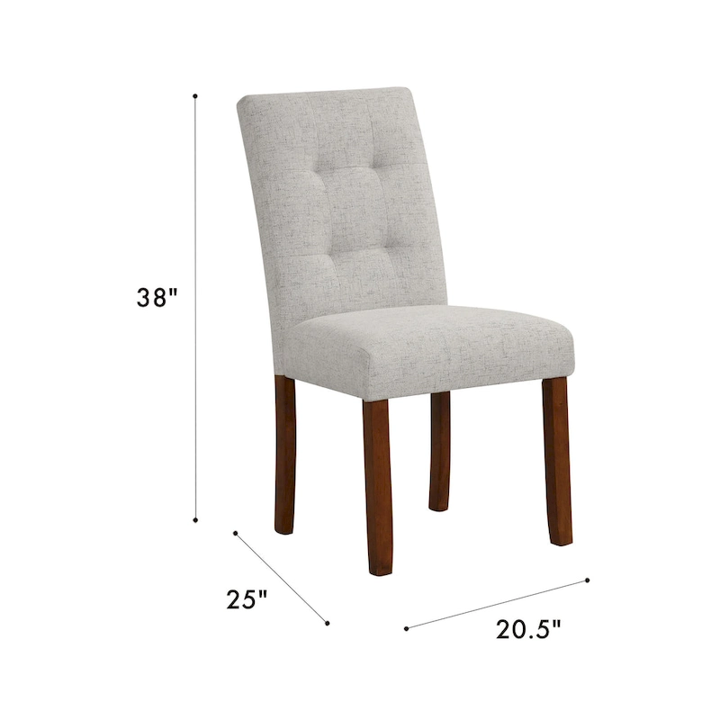 HomePop Tufted Back Dining Chair - Set of 2