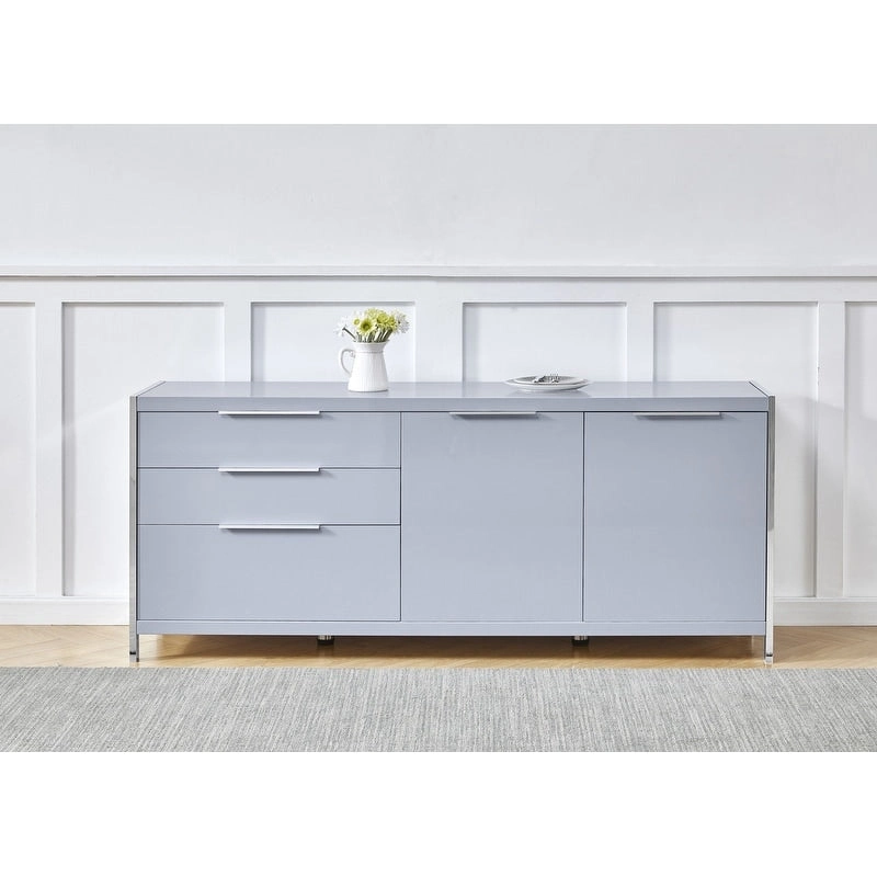Best Quality Furniture Modern Lacquer 3-drawer Cabinet