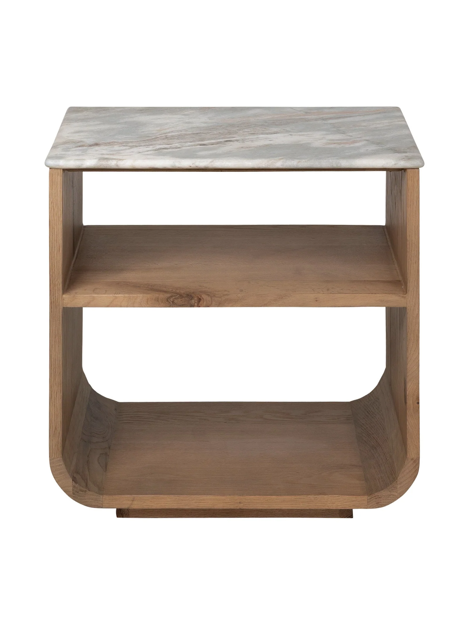 Contemporary Solid Oak Armchair for Living Room