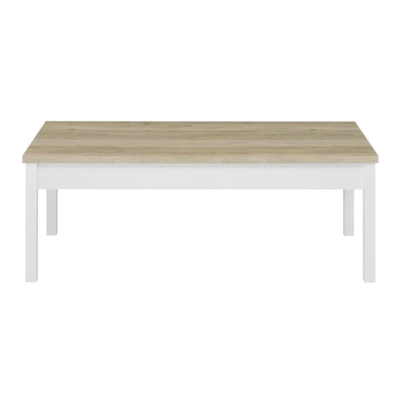 Hudson Antique Pine and White 3-piece Coffee Table Set