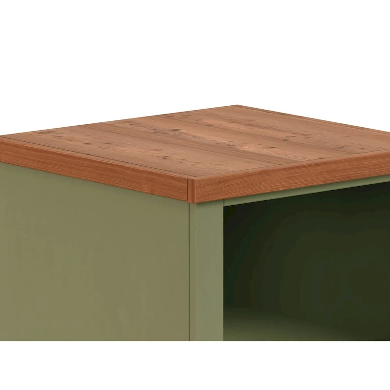 Modern Farmhouse 22 inch 1-drawer file, No Assembly Required, Two-Tone Finish