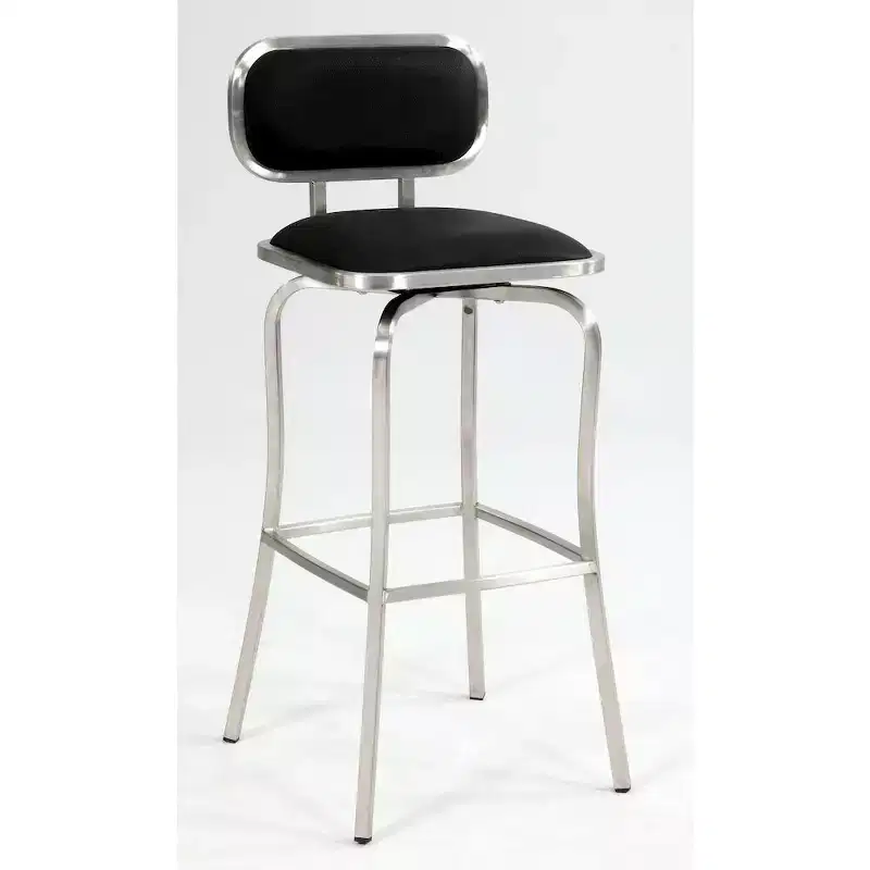 Chintaly Imports,Modern Bar Height Stool Memory Swivel