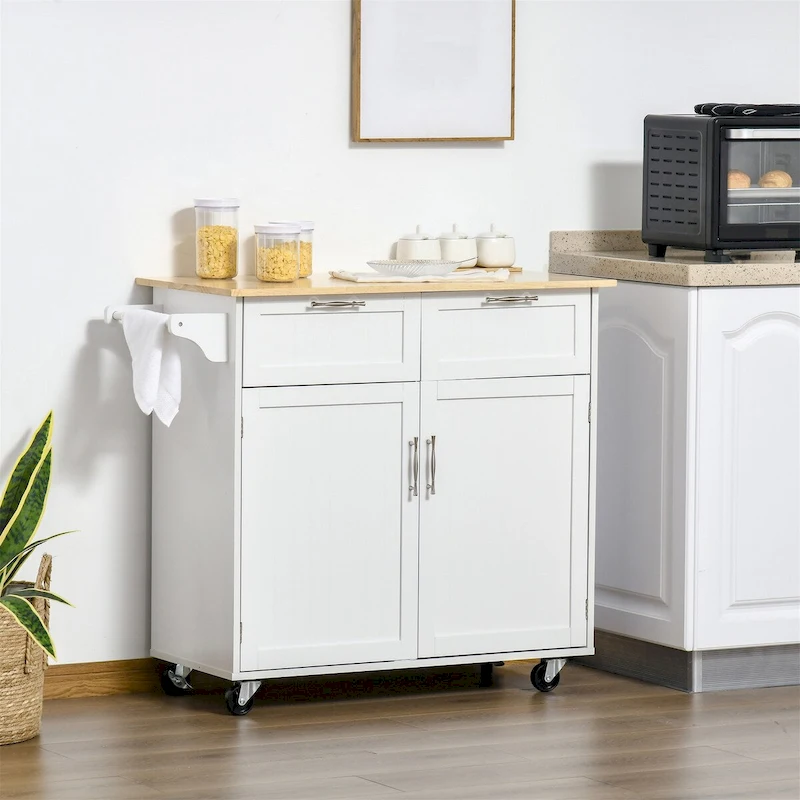 41 Modern Rolling Kitchen Island on Wheels